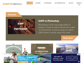 'thegimptutorials.com' screenshot