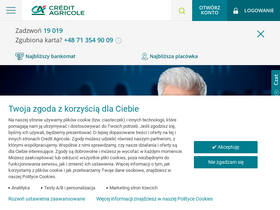 'credit-agricole.pl' screenshot