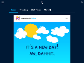 'tumblr.com' screenshot