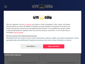 'sitegeek.fr' screenshot