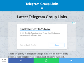 'telegrouplink.com' screenshot