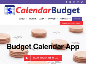 'calendarbudget.com' screenshot