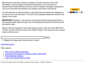 'k9data.com' screenshot