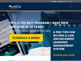 'policeoneacademy.com' screenshot