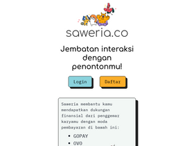 'saweria.co' screenshot