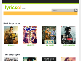 'lyricsol.com' screenshot