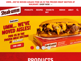 'steakumm.com' screenshot