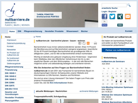 'nullbarriere.de' screenshot