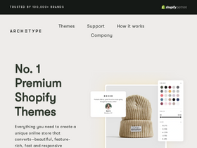 'archetypethemes.co' screenshot