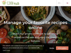 'cookmate.online' screenshot