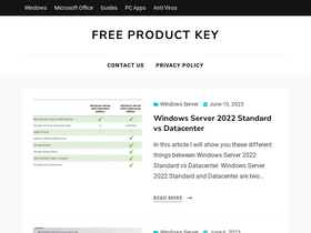 'getproductkey.net' screenshot