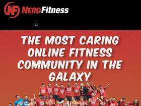 'nerdfitness.com' screenshot