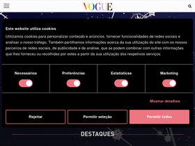 'vogue.pt' screenshot