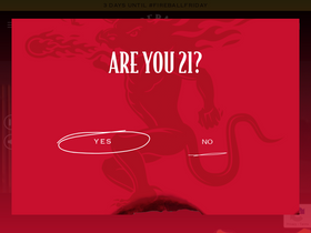 'fireballwhisky.com' screenshot