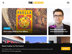 'thecaterer.com' screenshot