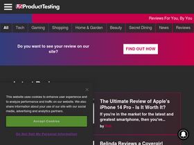 'usproducttesting.com' screenshot
