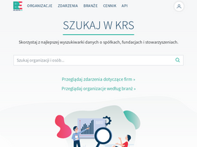 'rejestr.io' screenshot