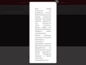 'demirbas.av.tr' screenshot