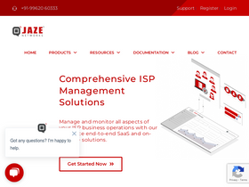 'jazenetworks.com' screenshot