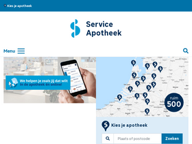'serviceapotheek.nl' screenshot