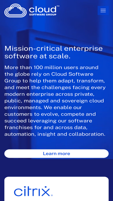 Mission Critical Enterprise Software by Cloud Software Group