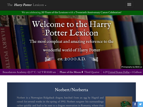 'hp-lexicon.org' screenshot