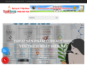 'thanhhuongshop.com' screenshot