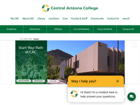 'centralaz.edu' screenshot