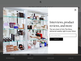 'intothegloss.com' screenshot