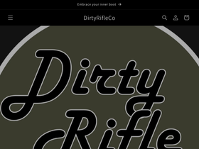 dirtyrifleco.com homepage screenshot