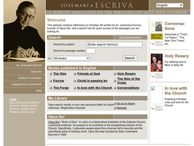 'escrivaworks.org' screenshot