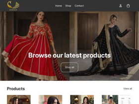 rabiacouture.com homepage screenshot