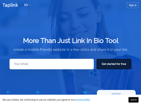 'taplink.at' screenshot