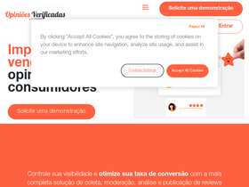 'opinioes-verificadas.com.br' screenshot