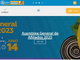 'comfacor.com.co' screenshot
