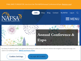 'nafsa.org' screenshot
