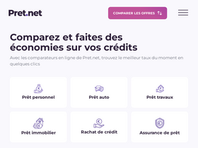 'pret-aide.net' screenshot