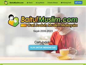 'baitulmuslim.com' screenshot
