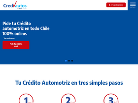 'crediautos.cl' screenshot