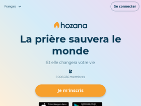 'hozana.org' screenshot