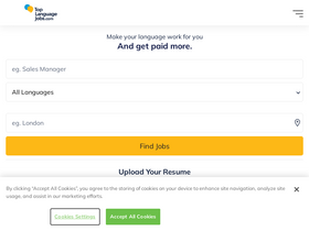 'toplanguagejobs.com' screenshot