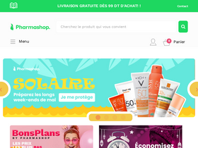 'pharma-shop.tn' screenshot