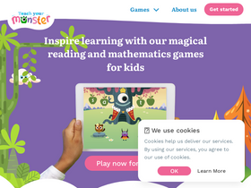 'teachyourmonster.org' screenshot