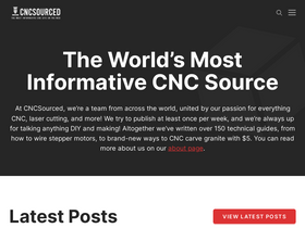 'cncsourced.com' screenshot