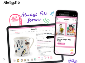 'alwaysfits.com' screenshot