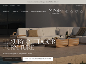 Nthdegree homepage screenshot