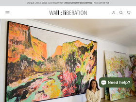 wallliberation.com.au homepage screenshot