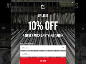 'originmaine.com' screenshot