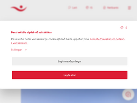 'islandsbanki.is' screenshot