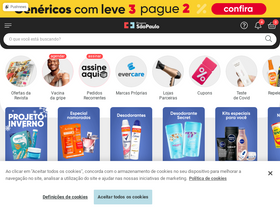 'drogariasaopaulo.com.br' screenshot